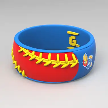 Kansas Jayhawks baseball ring design 3